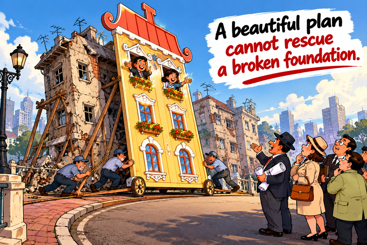 A Beautiful Plan Cannot Rescue a Broken Foundation